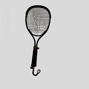 Vintage , Spalding , racket ball, racquetball racket, black
